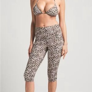 SKIMS Leopard Print Swim Coverup